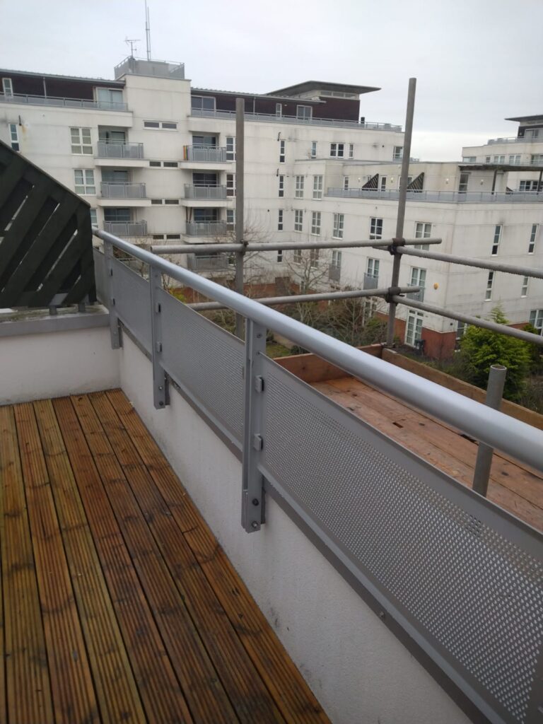 Iron balustrading on a residential property