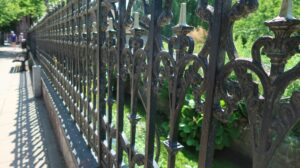 Wrought iron gates