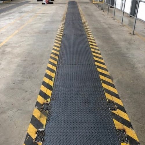 Vehicle inspection pit cover